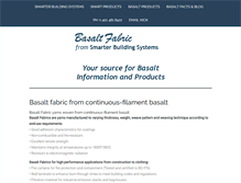 Tablet Screenshot of basalt-fabric.com